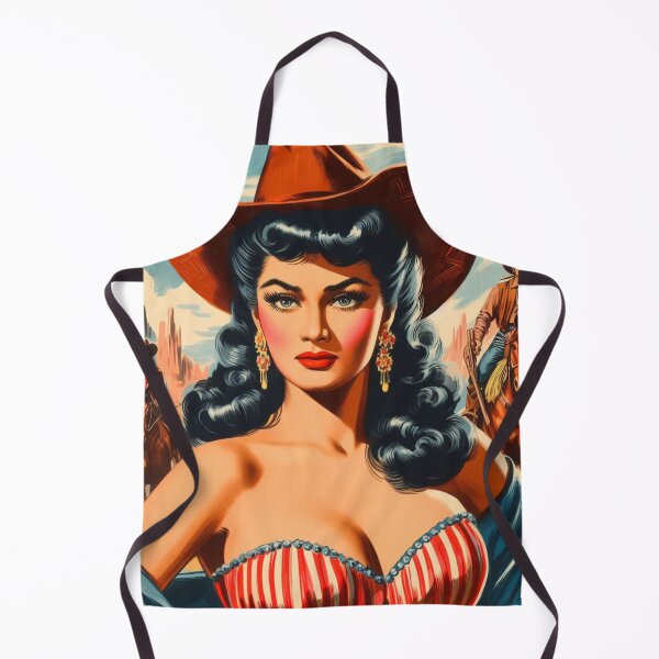Item preview, Vintage Country Western Pin-up designed and sold by PulpVintage.