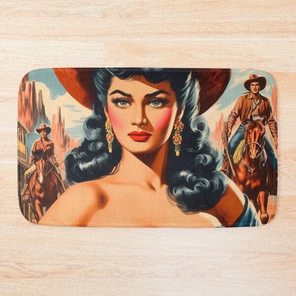 Item preview, Vintage Country Western Pin-up designed and sold by PulpVintage.