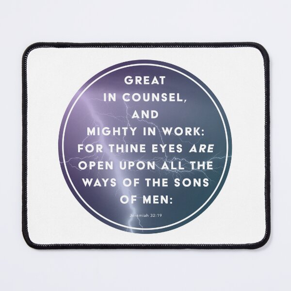 Item preview, Jeremiah 32:19 designed and sold by SecretSamaritan.