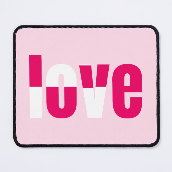 Item preview, Love Pink Red White Word designed and sold by Jeallan Designs.