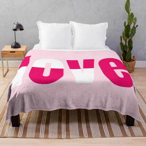 Item preview, Love Pink Red White Word designed and sold by Jeallan Designs.