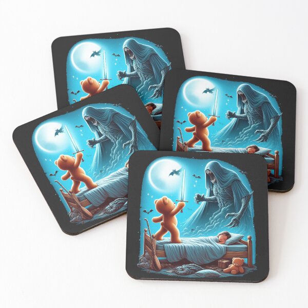 Item preview, Teddy's Battle: Confronting Sleep Demons designed and sold by American Artist Designs.
