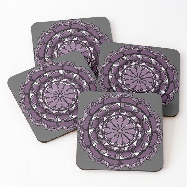 Item preview, Purple and White Color Fade Mandala designed and sold by Mountaineer-art.