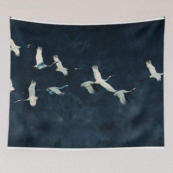 Item preview, birds in flight designed and sold by PricklyPeanut.