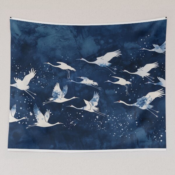 Item preview, birds in flight designed and sold by PricklyPeanut.