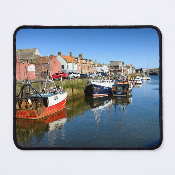 Item preview, Colourful Fishing Boats in Eyemouth designed and sold by Kasia Design.