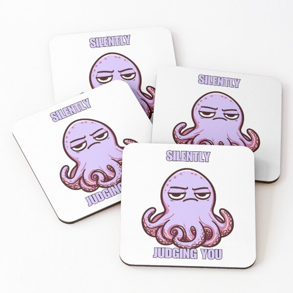 Item preview, Silently Judging You Octopus designed and sold by LemuellTrends.
