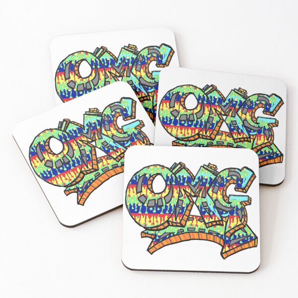 Item preview, Sticker OMG Pop Art Drip by LowEndGraphics designed and sold by LowEndGraphics.