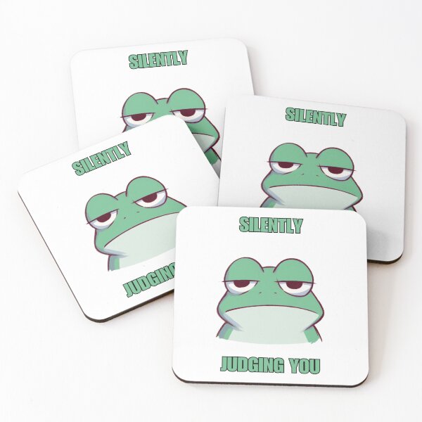 Item preview, Silently Judging You Frog designed and sold by LemuellTrends.