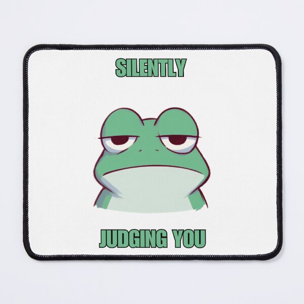 Item preview, Silently Judging You Frog designed and sold by LemuellTrends.