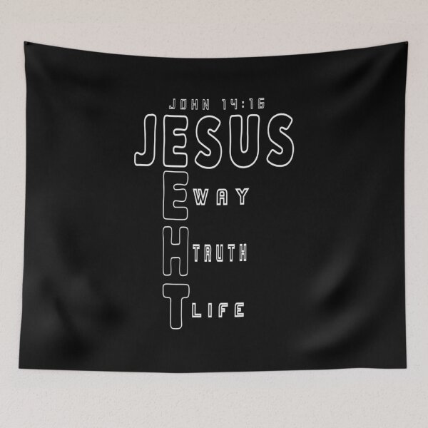 Item preview, John 14:6, Jesus The Way The Truth The Life designed and sold by DzinesByEarle.