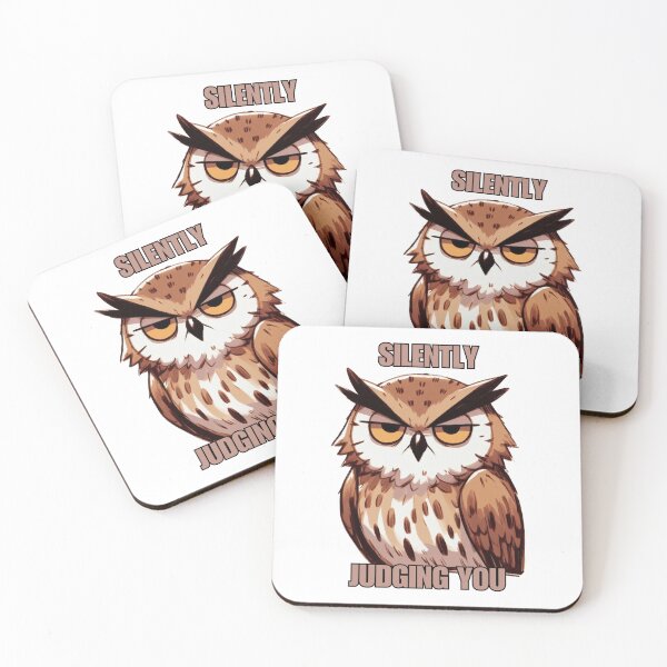 Item preview, Silently Judging You Owl designed and sold by LemuellTrends.
