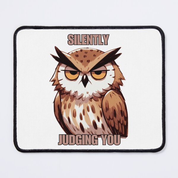 Item preview, Silently Judging You Owl designed and sold by LemuellTrends.
