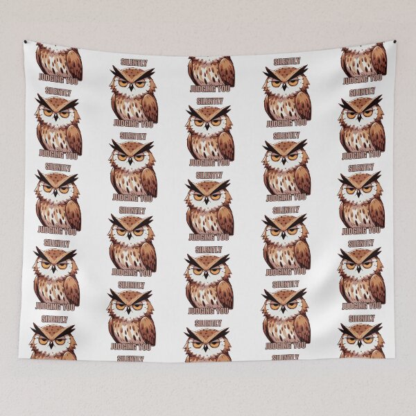 Item preview, Silently Judging You Owl designed and sold by LemuellTrends.