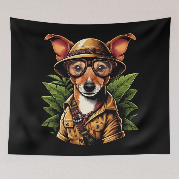 Item preview, Adventurous Pup Explorer Dachshund designed and sold by Quirky Shirts.