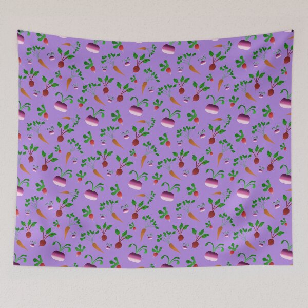 Item preview, Root vegetable on purple background designed and sold by Kristaine.