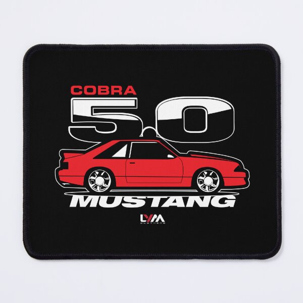 Item preview, Foxbody 5.0 Ford Mustang Side COBRA Red designed and sold by leaveyourmark.