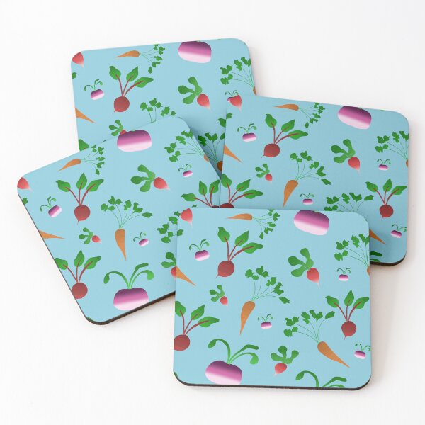 Item preview, Root vegetable on blue background designed and sold by Kristaine.