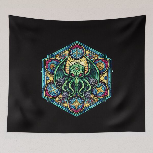 Item preview, Cthulhu's Stained Glass Portal designed and sold by MysticVault.