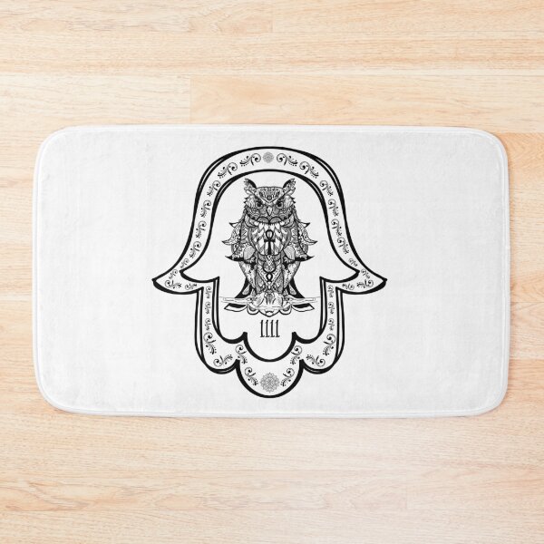 Item preview, 1111 Angel Number Owl Hamsa Hand designed and sold by hamsasoul.