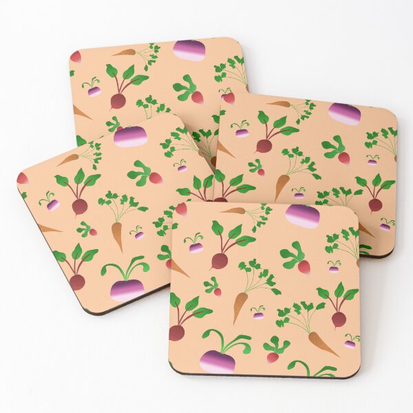 Item preview,  Root vegetable on orange background designed and sold by Kristaine.