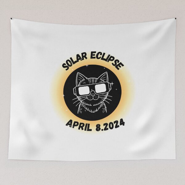 Item preview, Solar Eclipse April 8.2024 Cat Solar Eclipse, designed and sold by smilup.