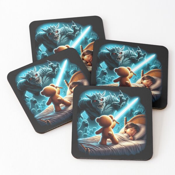 Item preview, Teddy's Guardian: Shielding Against Sleep Demons designed and sold by American Artist Designs.