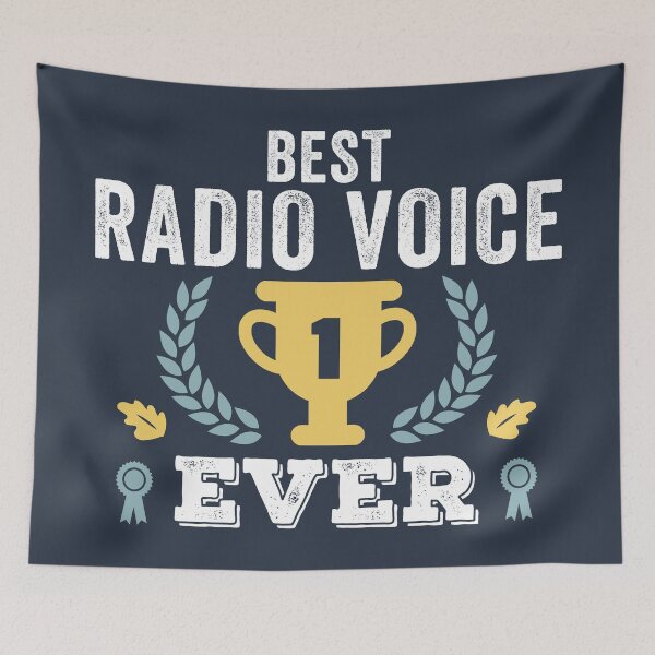 Item preview, Best Radio Voice Ever designed and sold by wingstar.