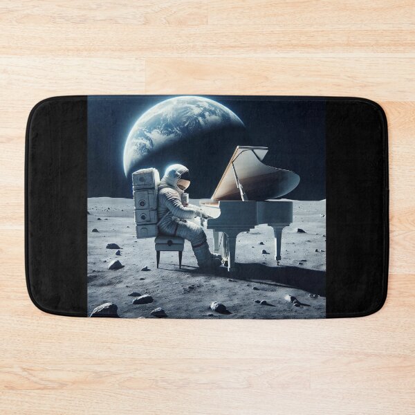 Item preview, Astronaut Playing Piano on Moon designed and sold by Fun-N-Cool-Tees.