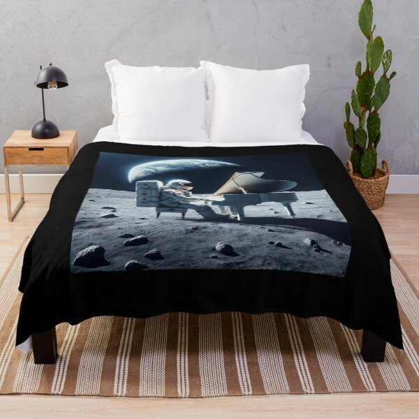 Item preview, Astronaut Playing Piano on Moon designed and sold by Fun-N-Cool-Tees.