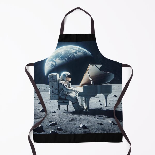 Item preview, Astronaut Playing Piano on Moon designed and sold by Fun-N-Cool-Tees.