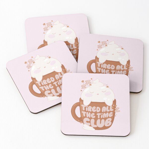 Item preview, Tired All The Time Club designed and sold by Studio Cuppa.