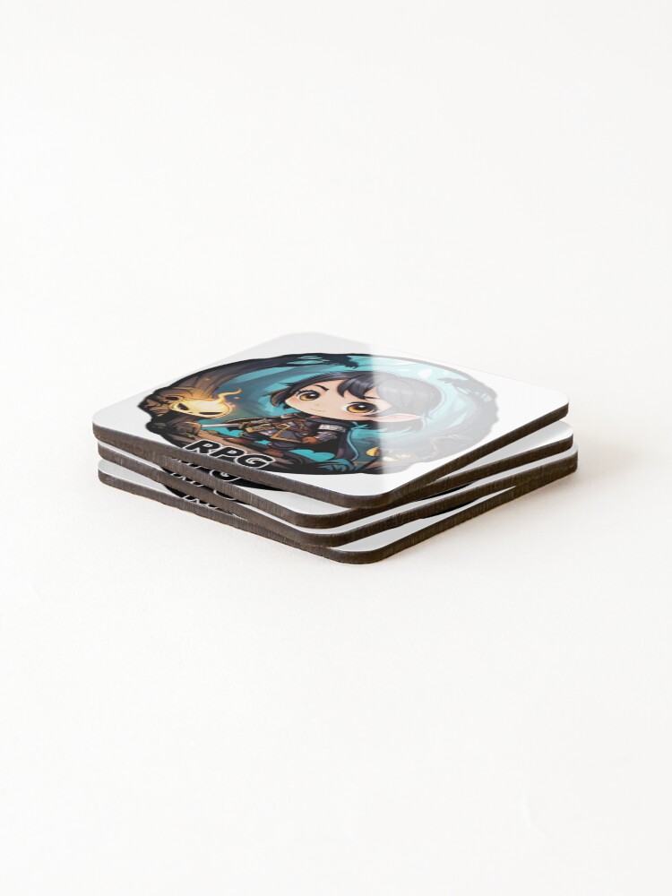 Thumbnail 4 of 5, Coasters (Set of 4), Playing Rpg designed and sold by DreamistStore.