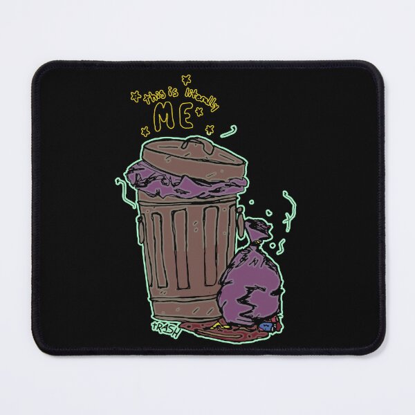 Item preview, Dark and Gritty This Trash is Literally Me Garbage Can designed and sold by Michael Stewart.