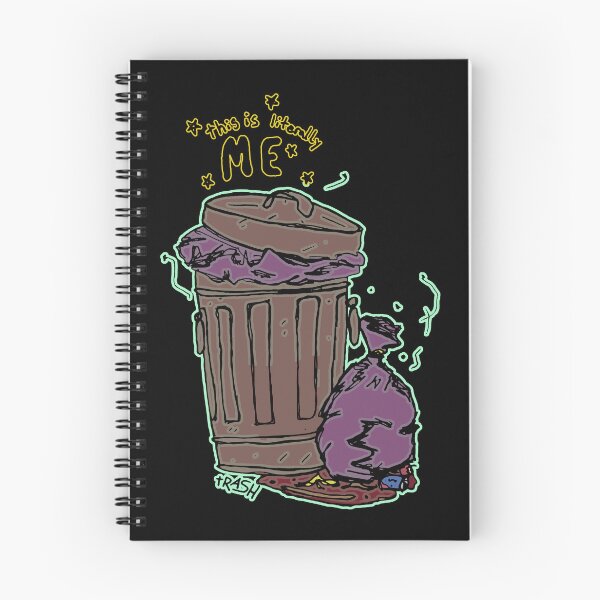 Item preview, Dark and Gritty This Trash is Literally Me Garbage Can designed and sold by Michael Stewart.