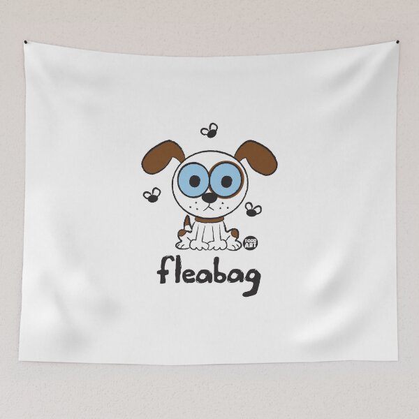 Item preview, HAPPY CAMPER - FLEABAG  designed and sold by TODD GOLDMAN.