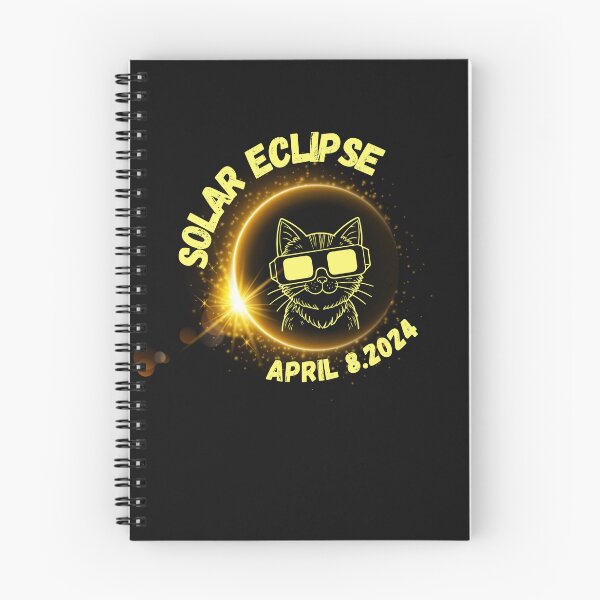 Artikelvorschau, Sonnenfinsternis 8. April 2024 Katzen-Sonnenfinsternis, entworfen und verkauft von smilup.