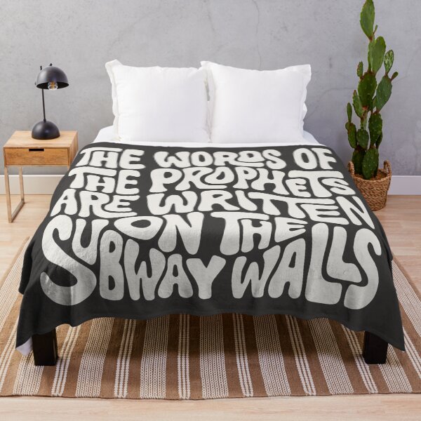 Item preview, The Words of the Prophets are Written on the Subway Walls Word Art designed and sold by Unhinged Heather.