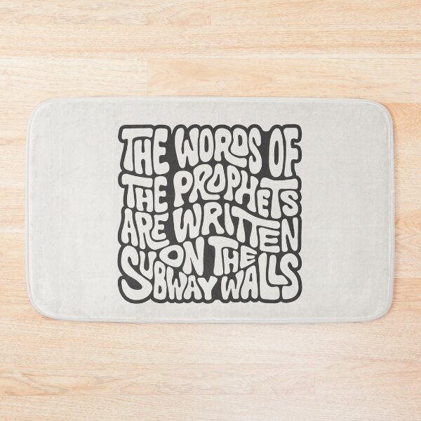 Item preview, The Words of the Prophets are Written on the Subway Walls Word Art designed and sold by Unhinged Heather.