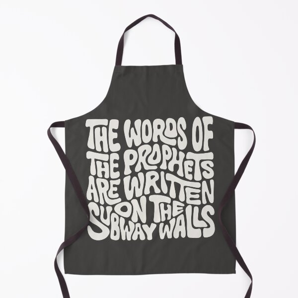 Item preview, The Words of the Prophets are Written on the Subway Walls Word Art designed and sold by Unhinged Heather.