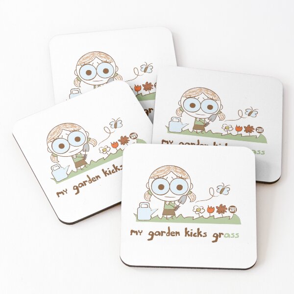 Item preview, HAPPY CAMPER - GARDEN KICKS GRASS designed and sold by TODD GOLDMAN.