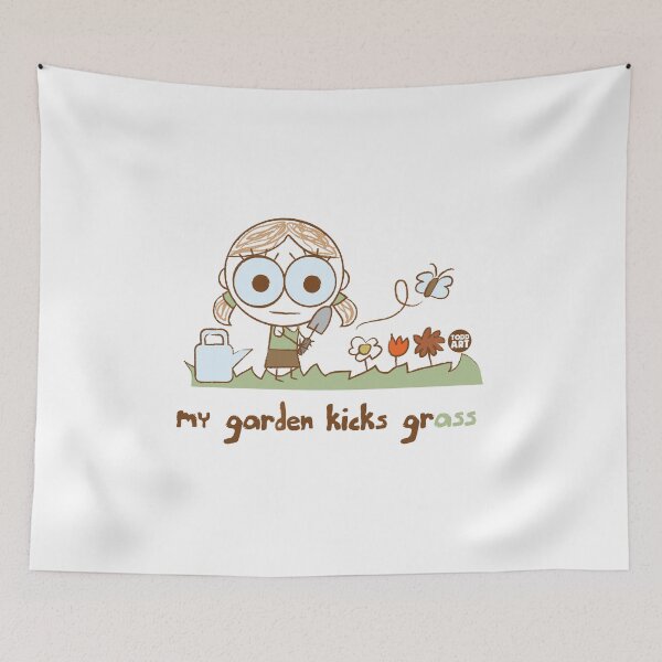 Item preview, HAPPY CAMPER - GARDEN KICKS GRASS designed and sold by TODD GOLDMAN.