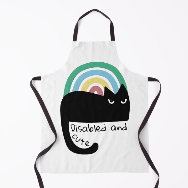 Item preview, Disability Pride Month Flag Black Cat designed and sold by WildPalette-Art.