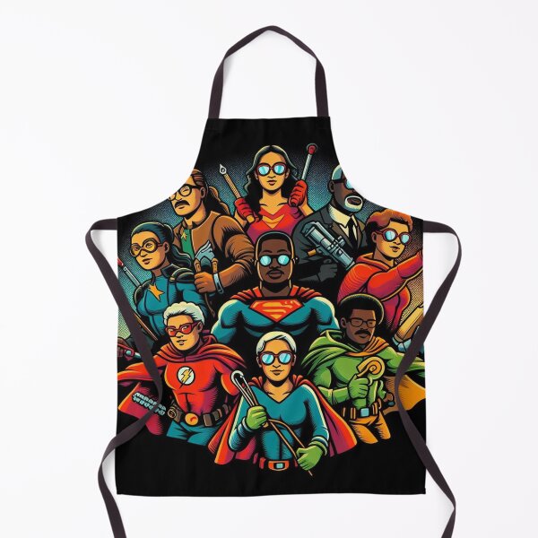 Item preview, Superhero Ensemble Artwork designed and sold by Wonderall.