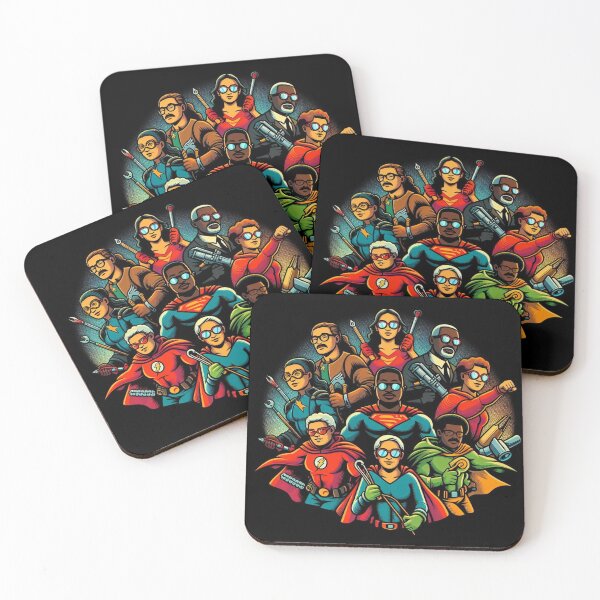 Item preview, Superhero Ensemble Artwork designed and sold by Wonderall.