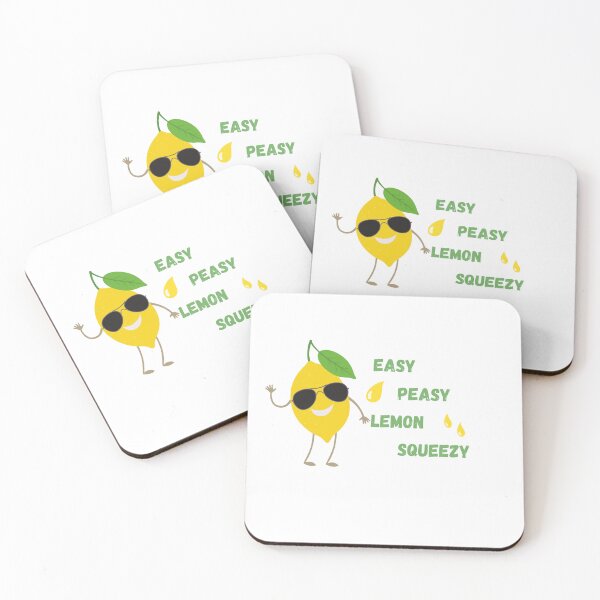 Item preview, easy peasy lemon squeezy Sticker designed and sold by asmae asmae.