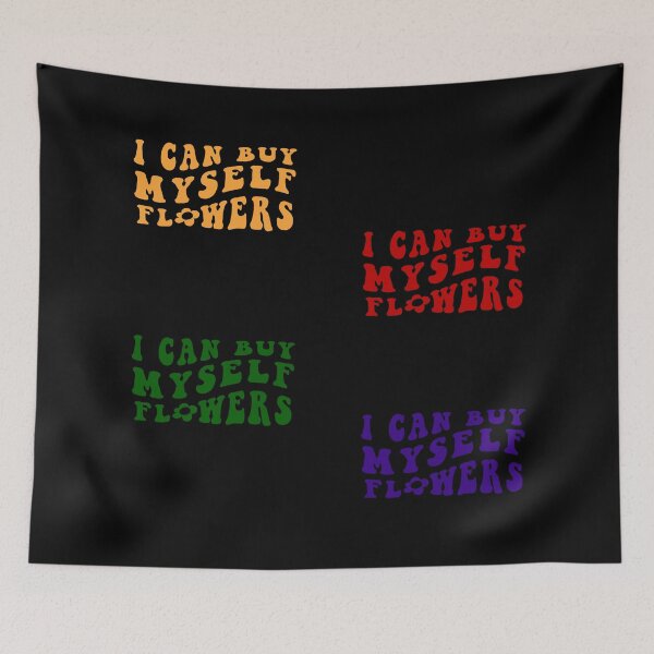 Item preview, I can buy myself flowers stickers pack aesthetic groovy keep on truckin designed and sold by vyascreations.