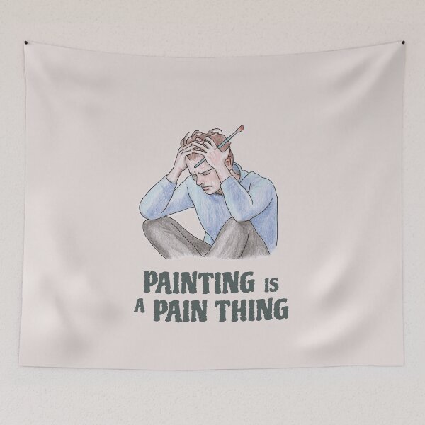 Item preview, Painting Is a Pain Thing 2 designed and sold by Arto Järvinen.