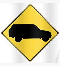 SUV sign Poster