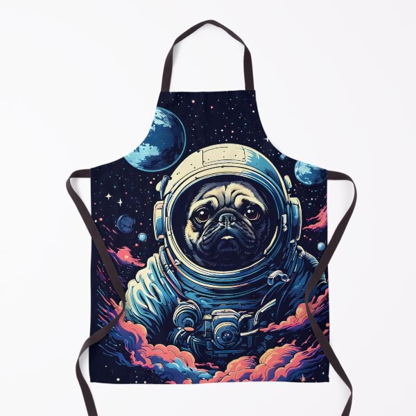 Item preview, Space pug dog astronaut with colorful background. designed and sold by DesireeVDA.